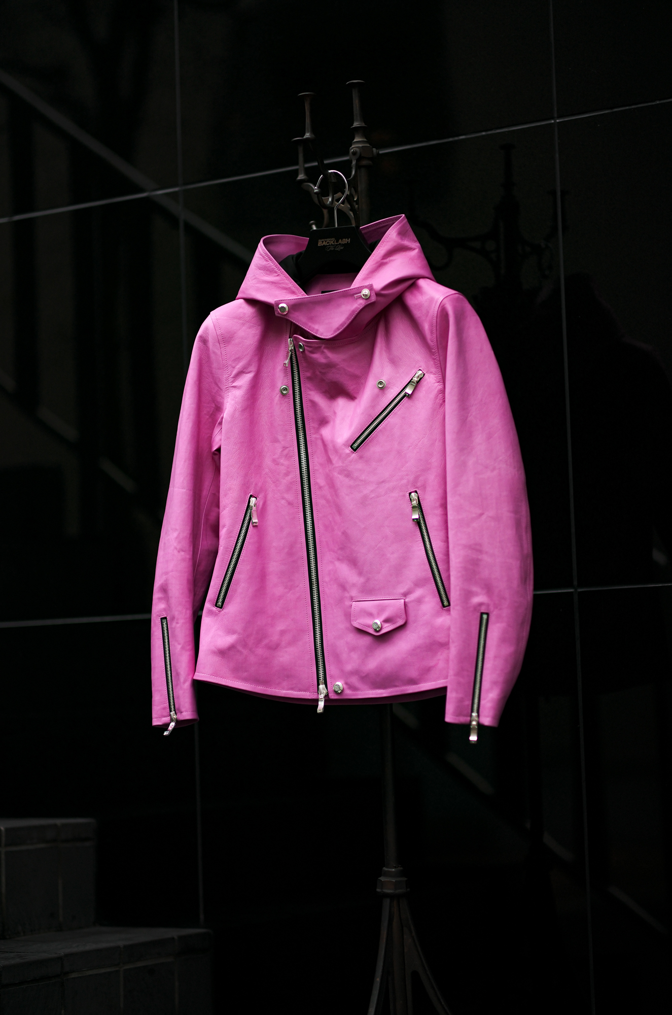 ISAMU KATAYAMA BACKLASH The Line "T-244AL" 925 STERLING SILVER JAPAN CALF HOODED RIDERS PINK 2025 イサムカタヤマバックラッシュ ザライン 925シルバー ジャパンカーフ フーディッドライダース ピンク 愛知　名古屋 Alto e Diritto altoediritto アルトエデリット