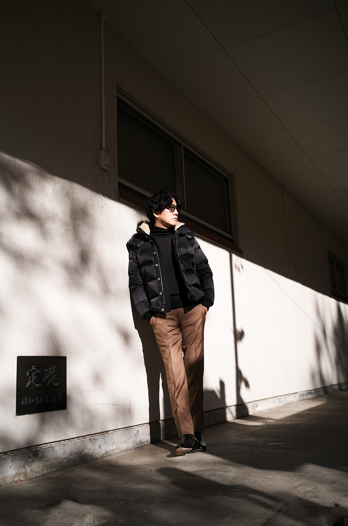 MOORER (ムーレー) JAKE-SHK (ジェイク) Hybrid Nylon Down Jacket ナイロン ダウンジャケット NERO × NERO (ブラック×ブラック) Made in italy (イタリア製) 愛知 名古屋 Alto e Diritto altoediritto アルトエデリット