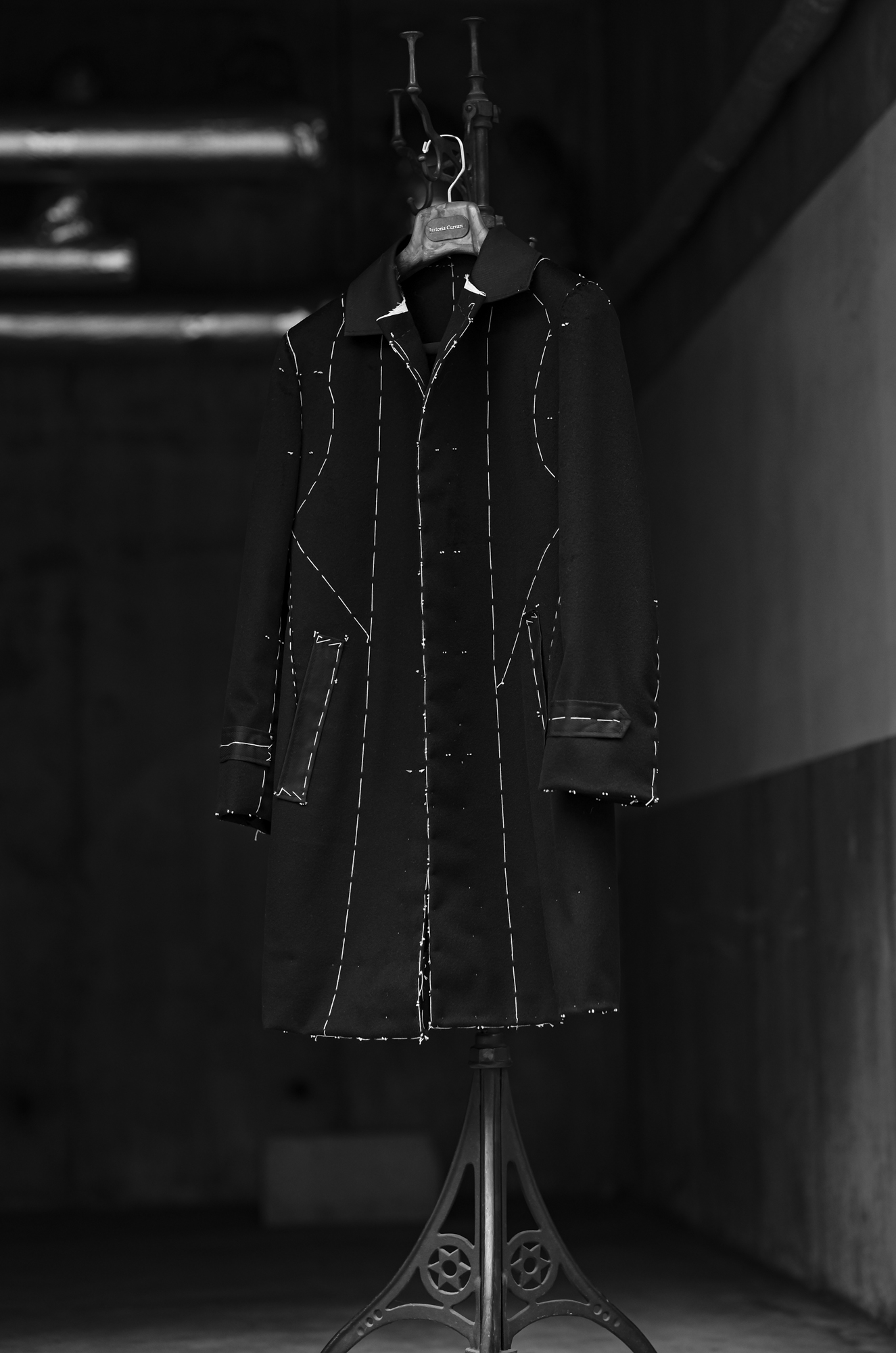 Sartoria Curvarti BESPOKE Loro Piana CASHMERE AWARD RAIN SYSTEM SOUTIEN COLLAR COAT BLACK 2026 サルトリアクルヴァルティ ビスポーク ロロピアーナ カシミヤ カシミア レインシステム サウザンカラーコート ブラック コート 愛知 名古屋 Alto e Diritto altoediritto アルトエデリット