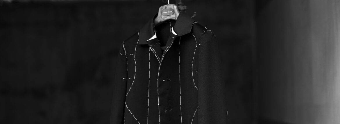 Sartoria Curvarti BESPOKE Loro Piana CASHMERE AWARD RAIN SYSTEM SOUTIEN COLLAR COAT BLACK 2026 サルトリアクルヴァルティ ビスポーク ロロピアーナ カシミヤ カシミア レインシステム サウザンカラーコート ブラック コート 愛知 名古屋 Alto e Diritto altoediritto アルトエデリット