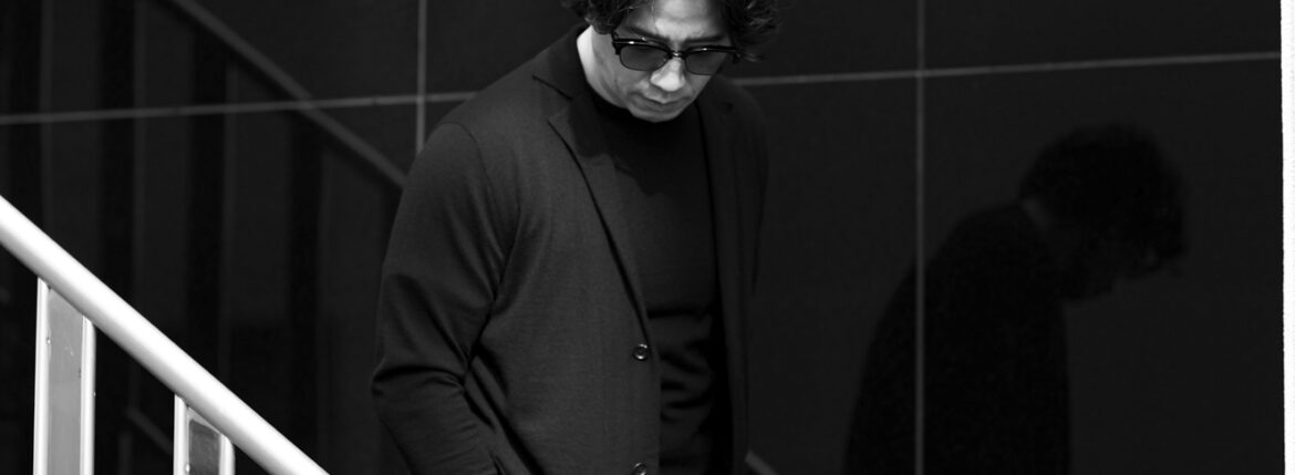 Alashan Cashmere Knit Jacket — Where Density Speaks Quietly アラシャンカシミア ニットジャケット —— 密度が、静かに語る 愛知 名古屋 Alto e Diritto altoediritto アルトエデリット