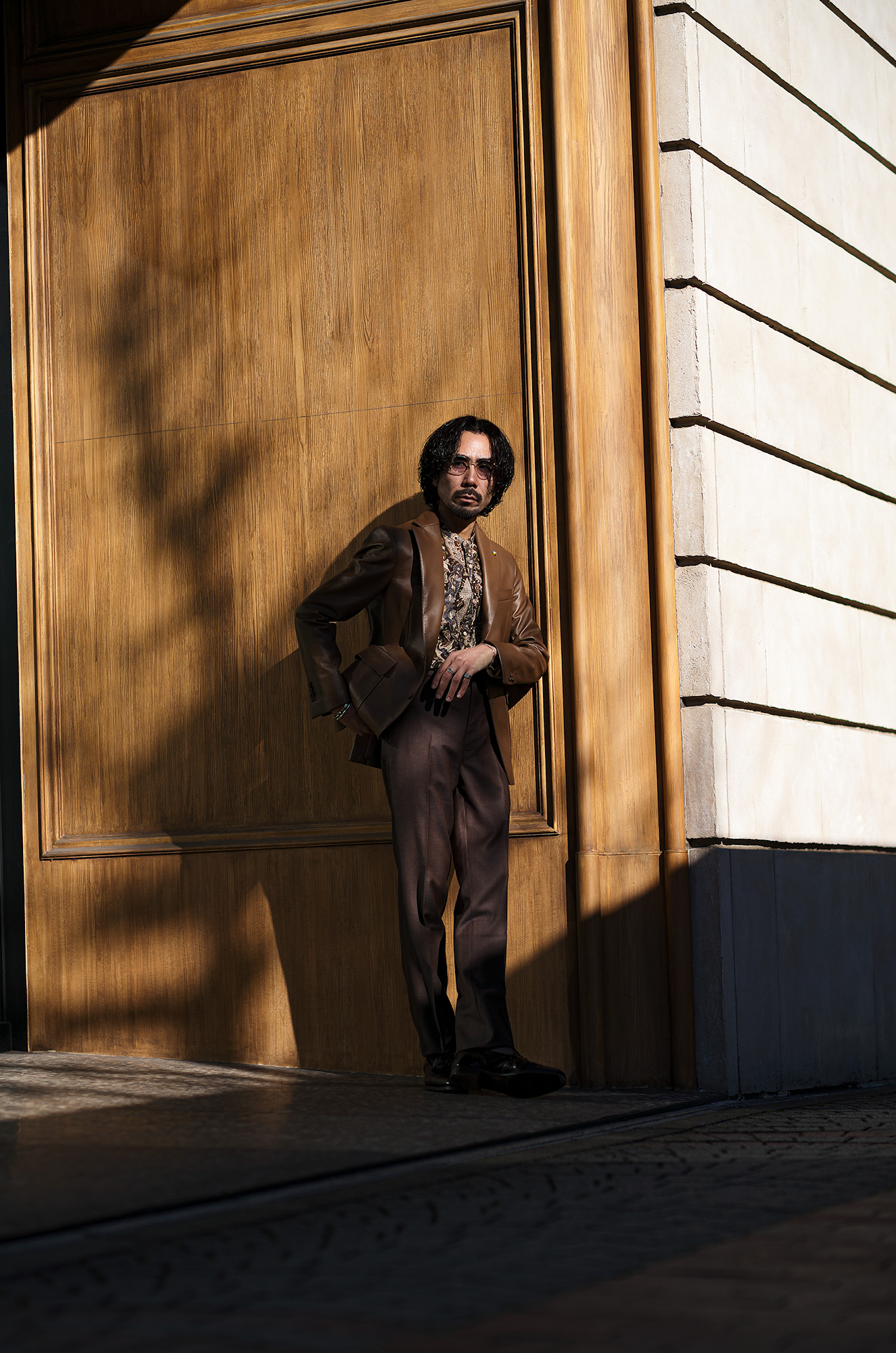 BELVEST (ベルベスト) 3B LAMB NAPPA LEATHER JACKET ラムナッパレザー ジャケット BROWN (ブラウン) 愛知 名古屋 Alto e Diritto altoediritto アルトエデリット 革で仕立てる、テーラードという思想。  ー BELVEST 3B LAMB NAPPA LEATHER JACKET ー