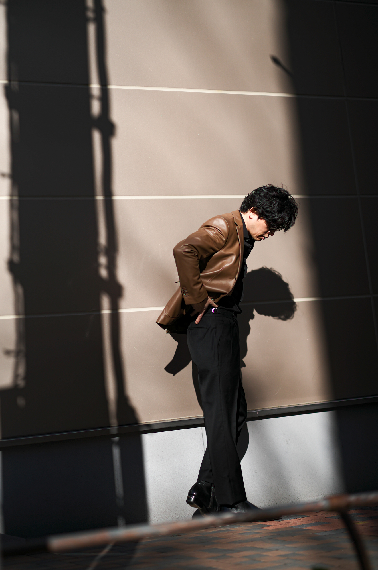 cuervo bopoha Sartoria Collection / Albert — 選択は、すでに身体に刻まれている。 / The Choice Is Already Complete — 愛知 名古屋 Alto e Diritto altoediritto アルトエデリット スラックス 黒スラックス 2プリーツスラックス