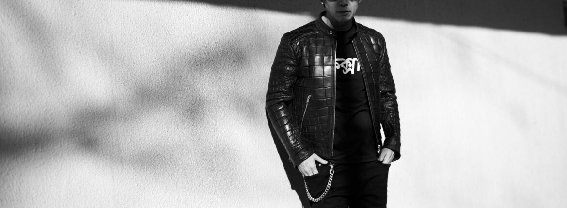 FIXER F2 CROCODILE SINGLE RIDERS Mat Crocodile BLACK フィクサー クロコダイル マットクロコダイル 愛知 名古屋 Alto e Diritto altoediritto アルトエデリット