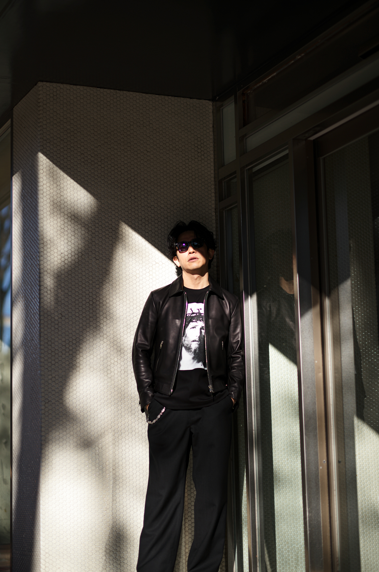 FIXER F9 SINGLE RIDERS Cow Leather BLACK , Horse Leather BLACK , Cashmere Suede Leather BLACK 愛知 名古屋 Alto e Diritto altoediritto アルトエデリット 襟付き ライダース レザージャケット