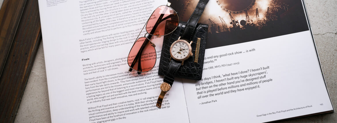 FIXER TOMBOY AVIATOR SUNGLASSES GOLD x ORANGE // Georges de Patricia Cloud Crocodile 18K GOLD // PATEK PHILIPPE 5160/500R-001 フィクサー トムボーイ ティアドロップ オレンジ ジョルジュドパトリシア クラウドクロコダイル パテックフィリップ 愛知 名古屋 Alto e Diritto altoediritto アルトエデリット