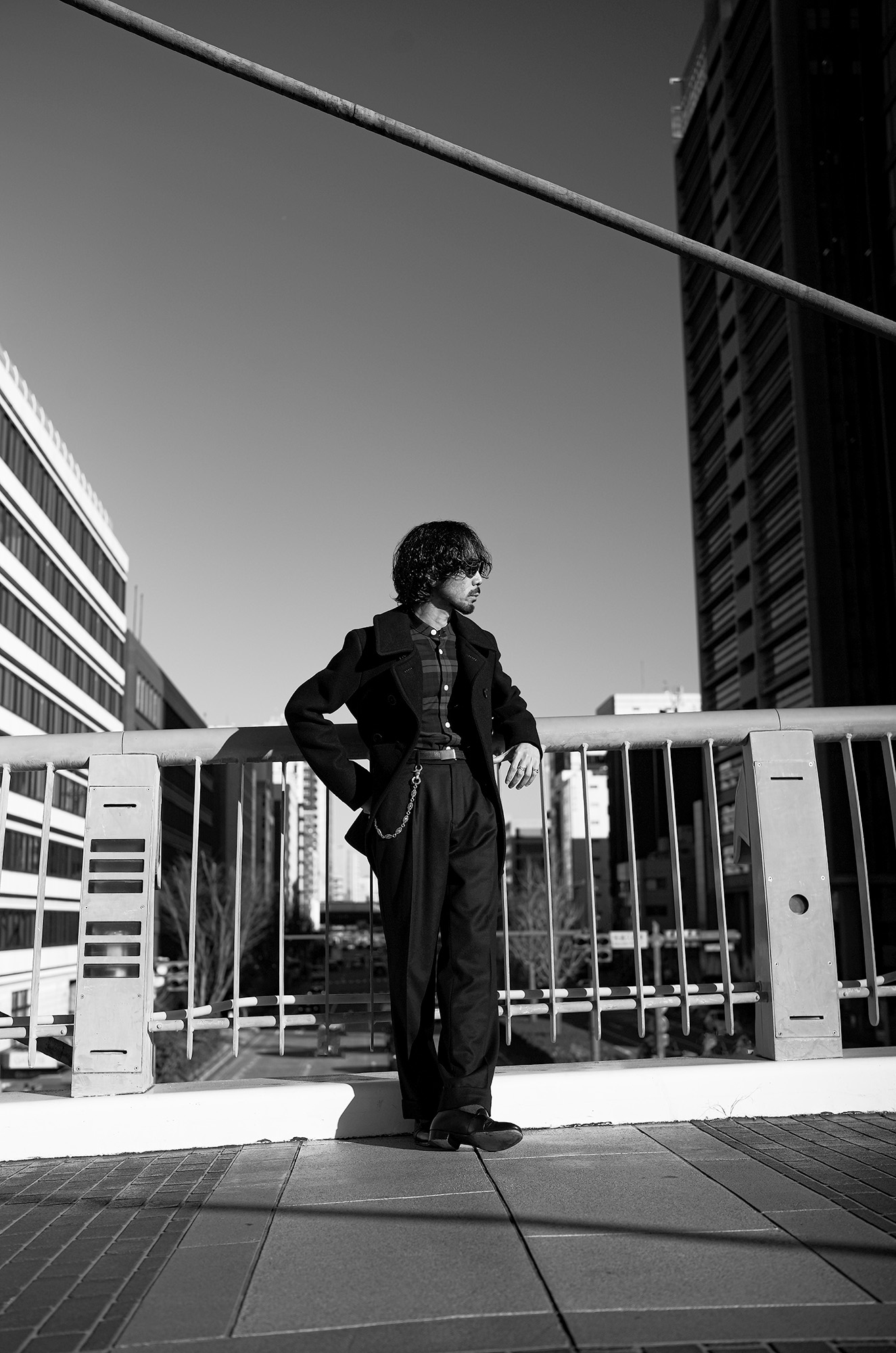 愛知 名古屋 Alto e Diritto altoediritto アルトエデリット  FIXER (フィクサー) THUNDERCAT CLIP ON 18K GOLD (サンダーキャット クリップオン 18K ゴールド) サングラス BLACK × BROWN SMOKE (ブラック×ブラウンスモーク) TOM FORD (トムフォード) MELTON PEACOAT (メルトン Pコート) ウール メルトン ピーコート BLACK (ブラック) Made in italy (イタリア製) Balvenie Wilhelm (バルヴェニー ヴィルヘルム) VALIANT WALLET CHAIN 2CLIP 9PIEACE 925 SILVER ヴァリアント ウォレットチェーン SILVER (シルバー) Made In England (イギリス製)