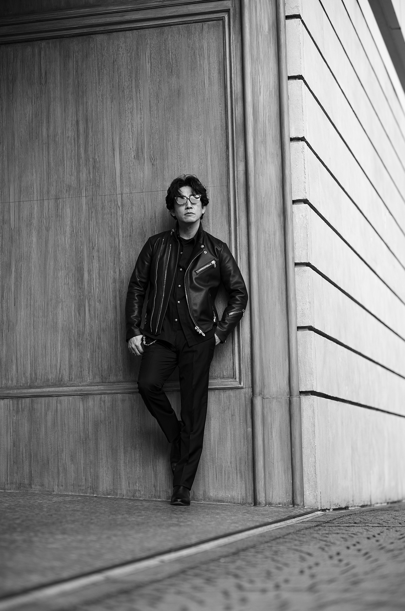 Balvenie Wilhelm (バルヴェニー ヴィルヘルム) No.18 SEMI DOUBLE RIDERS 925 SILVER (ナンバーエイティーン セミダブルライダース 925シルバー) COW LEATHER (カウレザー) レザージャケット セミダブルライダース ジャケット BLACK (ブラック) Made In England (イギリス製) 愛知 名古屋 Alto e Diritto altoediritto アルトエデリット