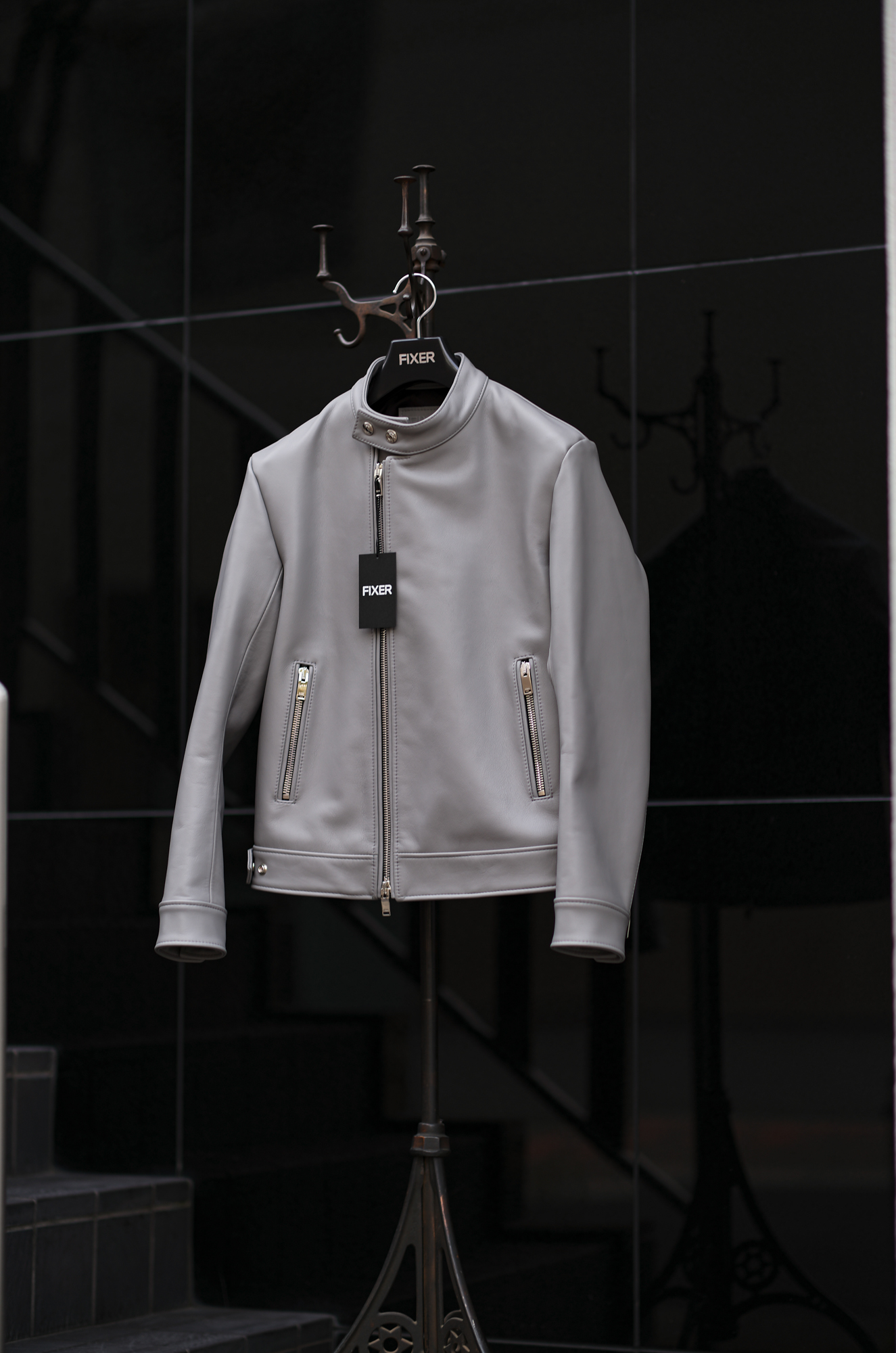 F10 GRAY — 最初の覚悟 / The First Resolve FIXER フィクサー グレー セミシングルライダース JAPAN 日本 愛知 名古屋 Alto e Diritto altoediritto アルトエデリット