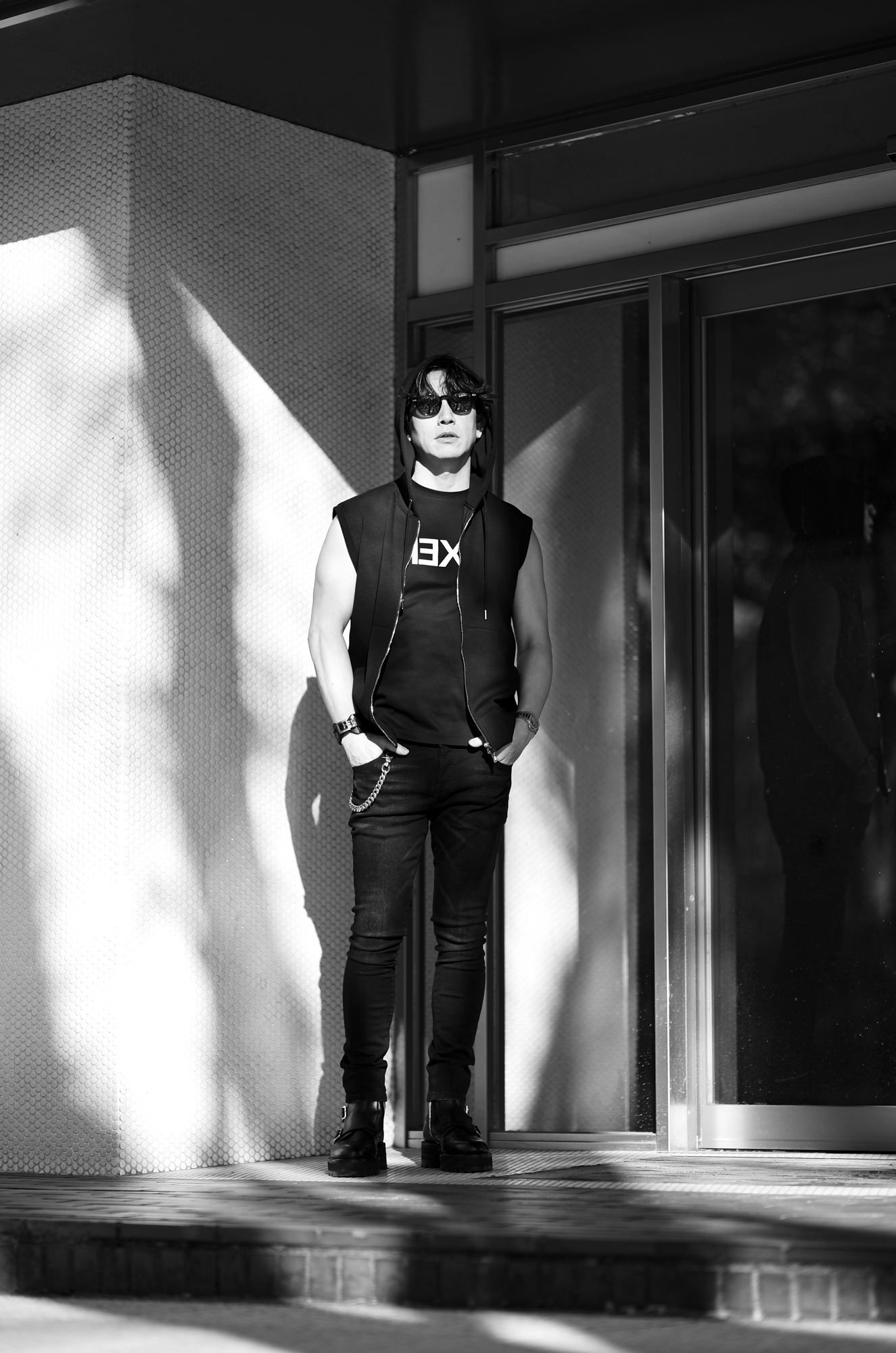 開けるか、閉じるか。— FIXER FPK-06 Zip-Control Black — PRE-ORDER｜2026.2.23 (Mon) – 3.08 (Sun) JAPAN 日本 愛知 名古屋 Alto e Diritto altoediritto アルトエデリット  テクニカルジャージー スリーブレス ジップアップ フーディー