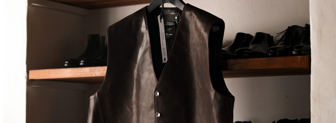 ALT-T-140 GUIDI HORSE LEATHER BROWN — 世界に一着 / One for the World バックラッシュ グィディホース ブラウン JAPAN 日本　愛知 名古屋 Alto e Diritto altoediritto アルトエデリット