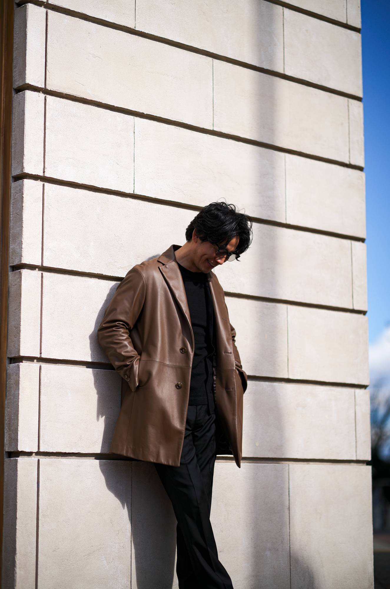 テーラリングが、レザーに宿る。 — BELVEST LAMB NAPPA LEATHER SINGLE CHESTER COAT — BELVEST ベルベスト Alto e Diritto altoediritto アルトエデリット JAPAN 日本 愛知 名古屋
