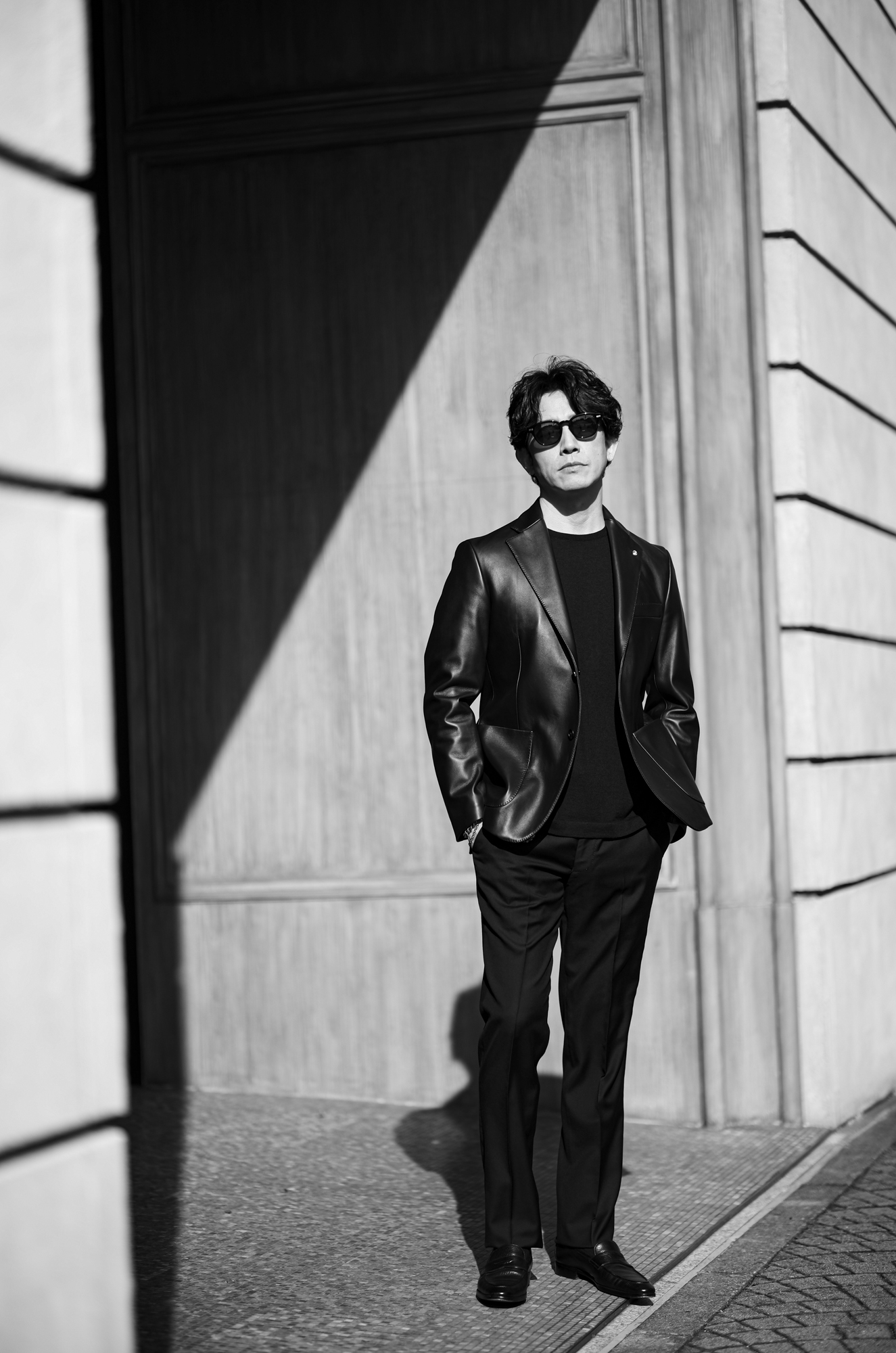 — 黒は、仕立てで完成する。 — BELVEST Lightweight Leather Single Jacket / BLACK ベルベスtp レザージャケット シングルジャケット JAPAN 日本 愛知 名古屋 Alto e Diritto altoediritto アルトエデリット