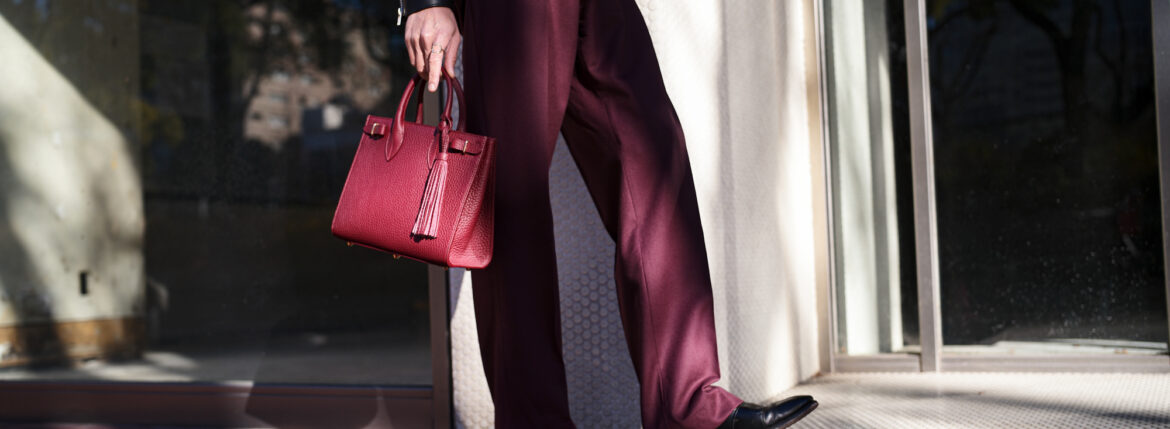 素敵色 BORDEAUX。 — The Elegance of Bordeaux / ACATE × cuervo bopoha KARIF MINI — アカーテ クエルボヴァローナ カリフミニ 愛知 名古屋 Alto e Diritto altoediritto アルトエデリット レザーバック トートバック JAPAN 日本