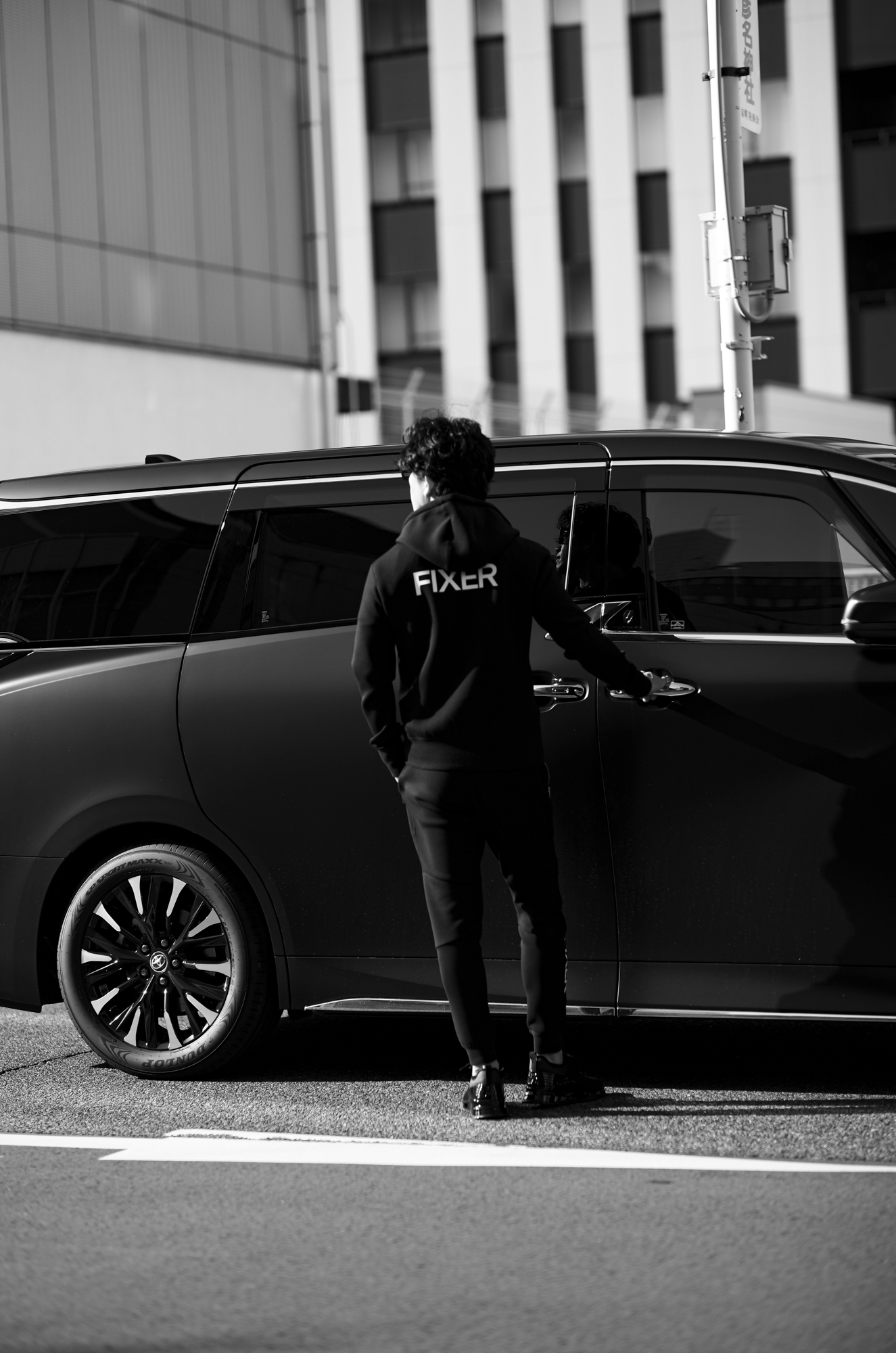 FIXER FPK-04 Hoodie｜黒は、背中で語る｜Black Speaks in the Back 2026.3.21 (Sat) — 2026.4.5 (Sun) JAPAN 日本 愛知 名古屋 Alto e Diritto altoediritto アルトエデリット パーカー フーディー バックプリント