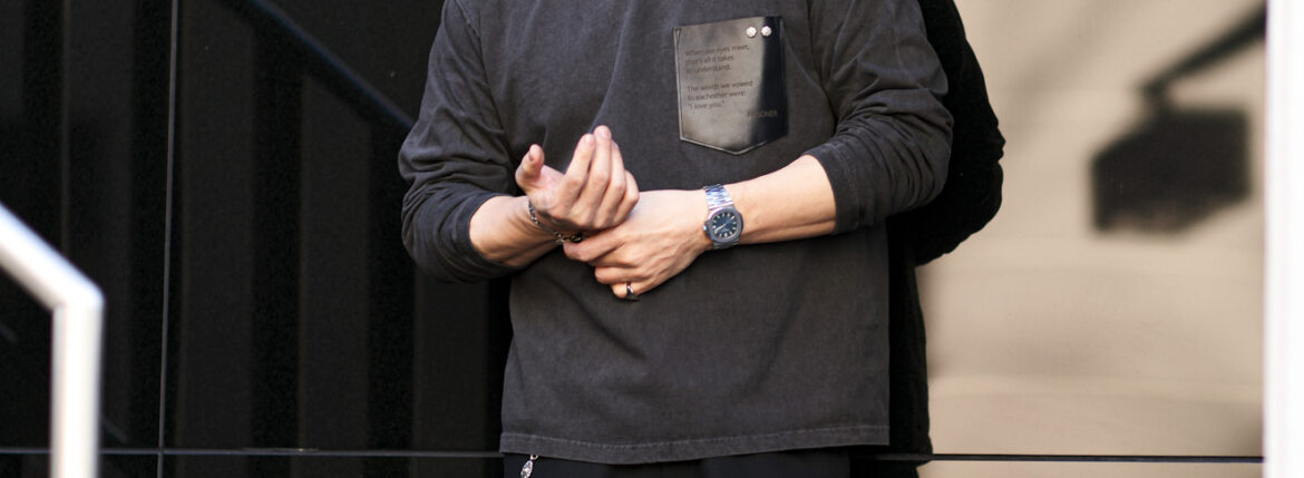 PRISONER ID1905 LONG T-SHIRT｜Black Continues — 選択は続く。2026.3.02–3.23 JAPAN 日本 愛知　名古屋 Alto e Diritto altoediritto アルトエデリット