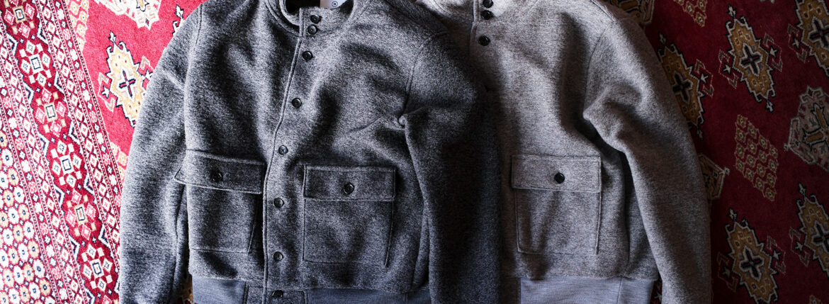 RIVORA Autumn Winter 2026 受注会｜静けさを羽織る二日間 — Sliver Knit Blouson｜3.14–3.15 JAPAN 日本　愛知 名古屋 Alto e Diritto altoediritto アルトエデリット