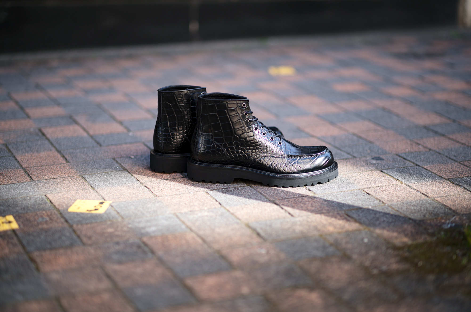 第4弾、黒はクロコダイルに到達する。 — The 4th Release, Black Reaches Crocodile — WHS-0755MP【PRE-ORDER OPEN】 2026.3.30 (Mon) – 2026.4.12 (Sun) JAPAN 日本 愛知 名古屋 Alto e Diritto altoediritto アルトエデリット モックブーツ レザーブーツ