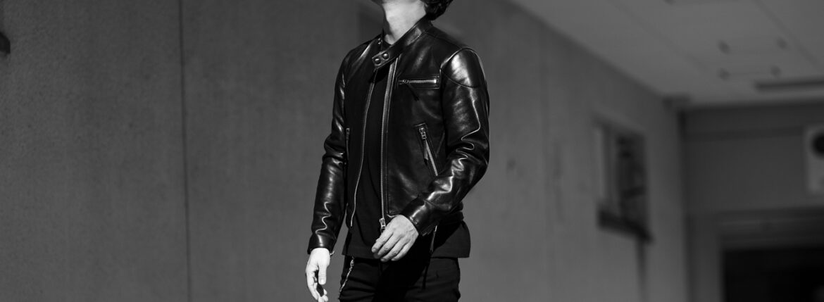TOM FORD|黒の完成形 — The Completion of Black — TOM FORD (トムフォード) NAPPA GRAIN LEATHER BIKER (ナッパ グレインレザー バイカー) ラムナッパレザー シングル ライダース ジャケット Made in italy (イタリア製) JAPAN 日本 愛知 名古屋 Alto e Diritto altoediritto アルトエデリット