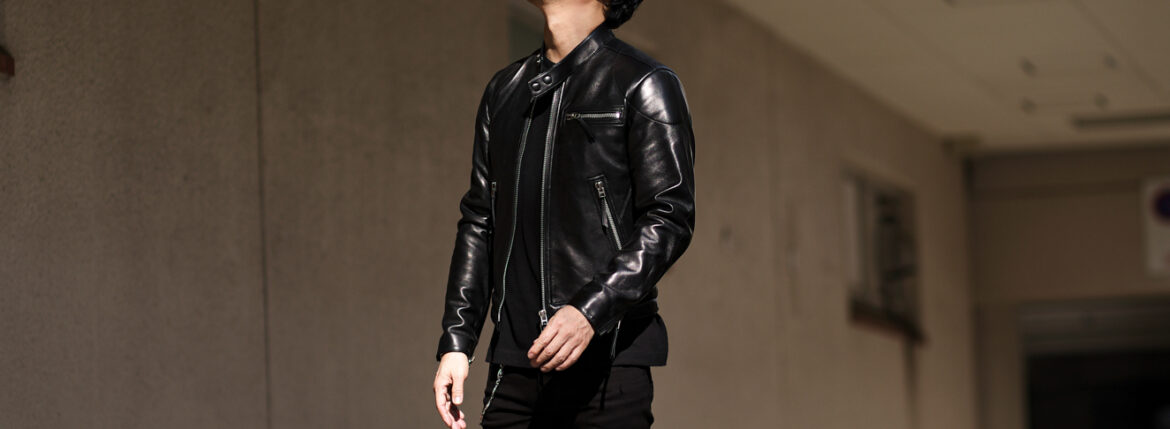 黒は、視線を奪う。 TOM FORD / NAPPA GRAIN LEATHER BIKER — Black Takes the Eye Before Words Do — JAPAN 日本 愛知 名古屋 Alto e Diritto altoediritto アルトエデリット トムフォード ナッパレザー レザージャケット ライダースジャケット