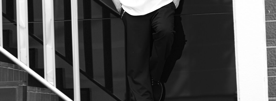 — 説明より先に、完成度が届く — Volturno Stretch Serge Work Trouser JAPAN 日本 愛知 名古屋 Alto e Diritto altoediritto アルトエデリット ヴォルトゥルノ ワークトラウザー ブラック