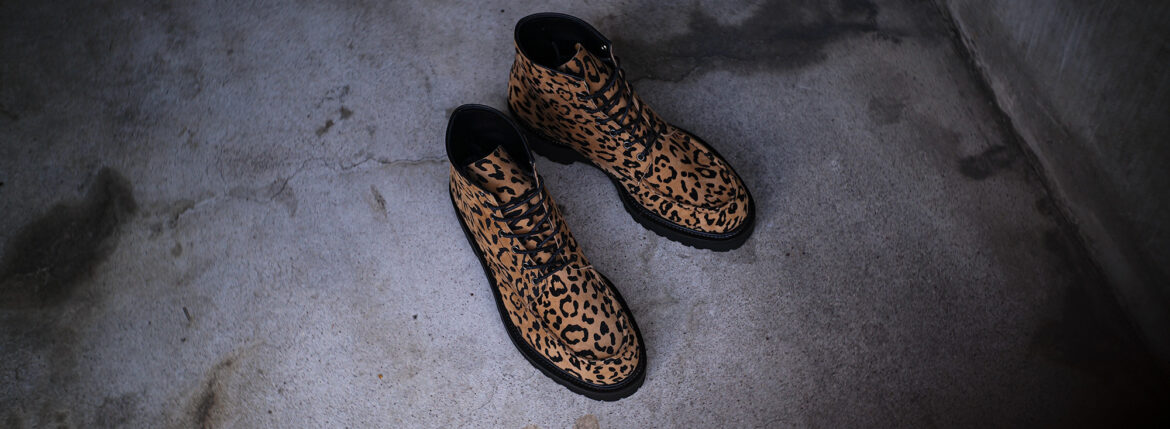 WHS-0755LEO "LEOPARD"｜語る必要のない一足 ダブルエイチ モックブーツ レオパード ブーツ レザーブーツ　JAPAN 日本 愛知 名古屋 Alto e Diritto altoediritto アルトエデリット