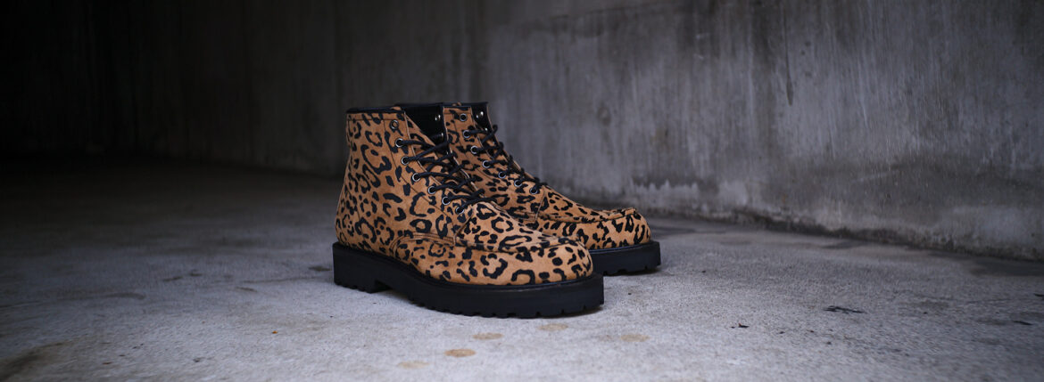 WHS-0755LEO “LEOPARD”｜それでも動く人がいる ダブルエイチ モックブーツ レオパード ブーツ レザーブーツ　JAPAN 日本 愛知 名古屋 Alto e Diritto altoediritto アルトエデリット WHS-0755LEO LEOPARD｜And Yet, Some Have Already Begun to Move