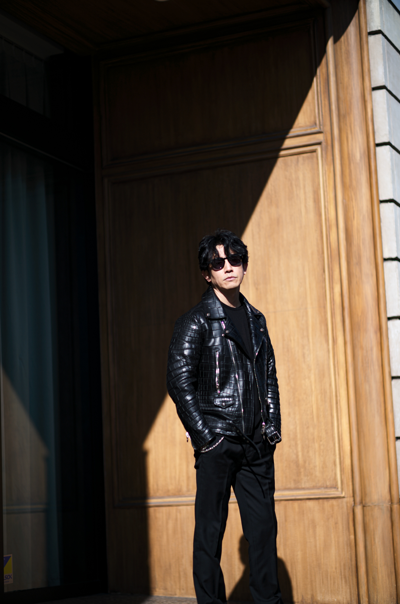 Balvenie Wilhelm (バルヴェニー ヴィルヘルム) No.01 MAT CROCODILE DOUBLE RIDERS 925 SILVER (ナンバーゼロワン マットクロコダイル ダブルライダース 925シルバー) MAT CROCODILE (マットクロコダイル) クロコダイル ダブルライダース ジャケット BLACK (ブラック) Made In England (イギリス製) 愛知 名古屋 Alto e Diritto altoediritto アルトエデリット