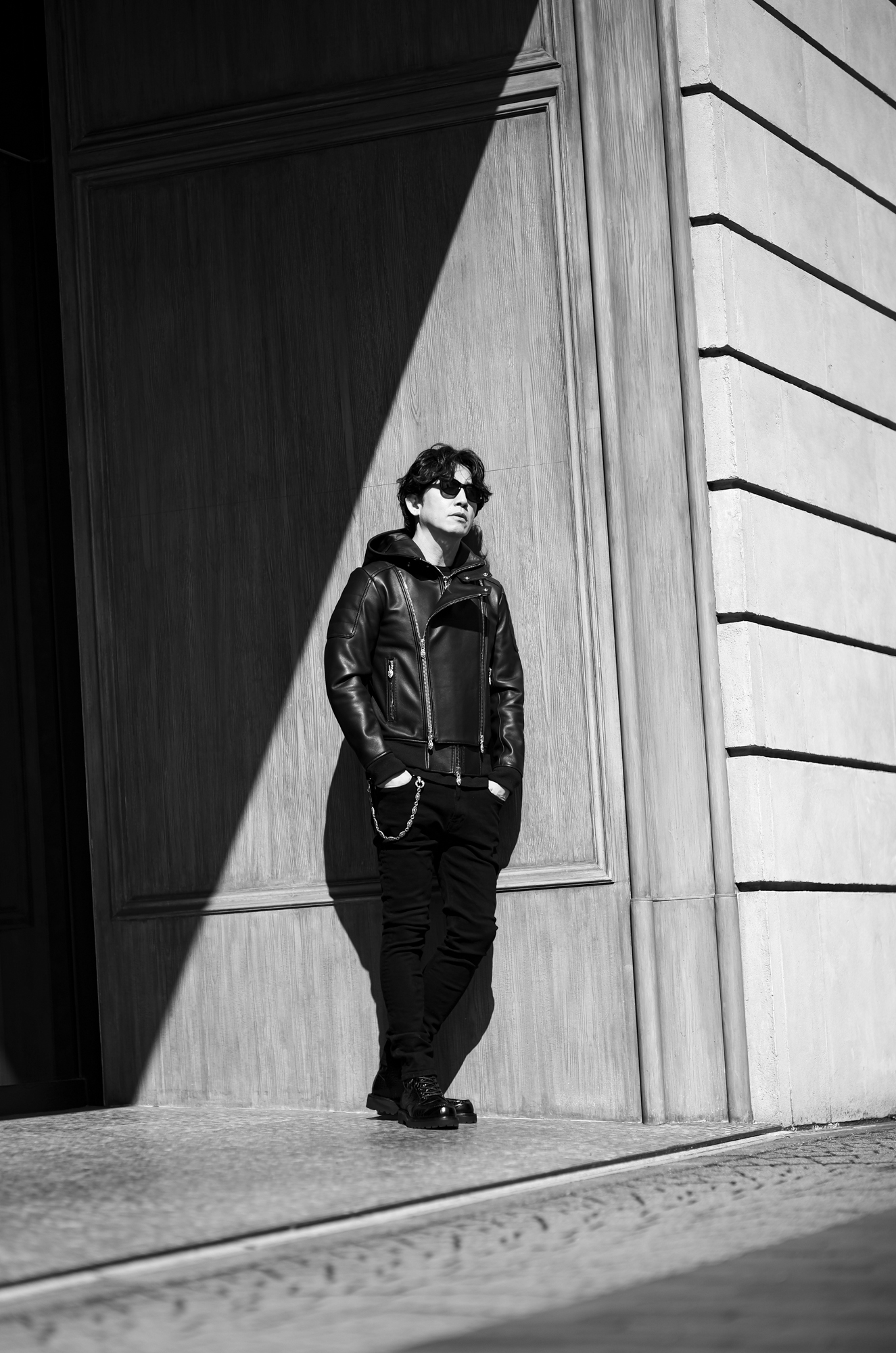 Balvenie Wilhelm (バルヴェニー ヴィルヘルム) No.21 HOODIE RIDERS 925 SILVER (ナンバートゥエンティワン フーディーライダース 925シルバー) COW LEATHER (カウレザー) レザージャケット フーディー ライダース ジャケット BLACK (ブラック) Made In England (イギリス製) JAPAN 日本 愛知 名古屋 Alto e Diritto altoediritto アルトエデリット