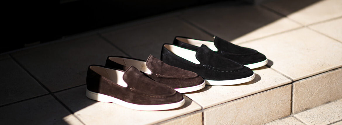 削ぎ落とされた先に、余白が残る。 — CQP DEBONAIR / Opera Suede Slip-on — JAPAN 日本 愛知 名古屋 Alto e Diritto altoediritto アルトエデリット スリッポン スニーカー