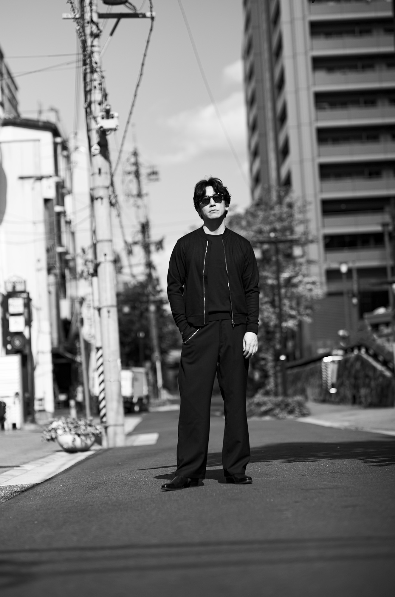 — 日常を、ここまで整える。 / RIVORA Washable Wool Stretch Blouson — JAPAN 日本 愛知 名古屋 Alto e Diritto altoediritto アルトエデリット リヴォラ ブルゾン — Everyday, Refined This Far. / RIVORA Washable Wool Stretch Blouson —