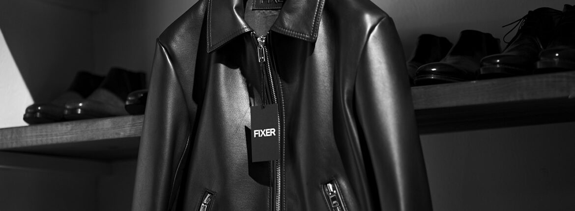 — 神は細部に宿る、その先へ。— FIXER BESPOKE / F9 SINGLE RIDERS — Cow Leather BLACK — JAPAN 日本 愛知 名古屋 Alto e Diritto altoediritto アルトエデリット — God lives in the details, beyond the visible. —FIXER BESPOKE / F9 SINGLE RIDERS — Cow Leather BLACK —