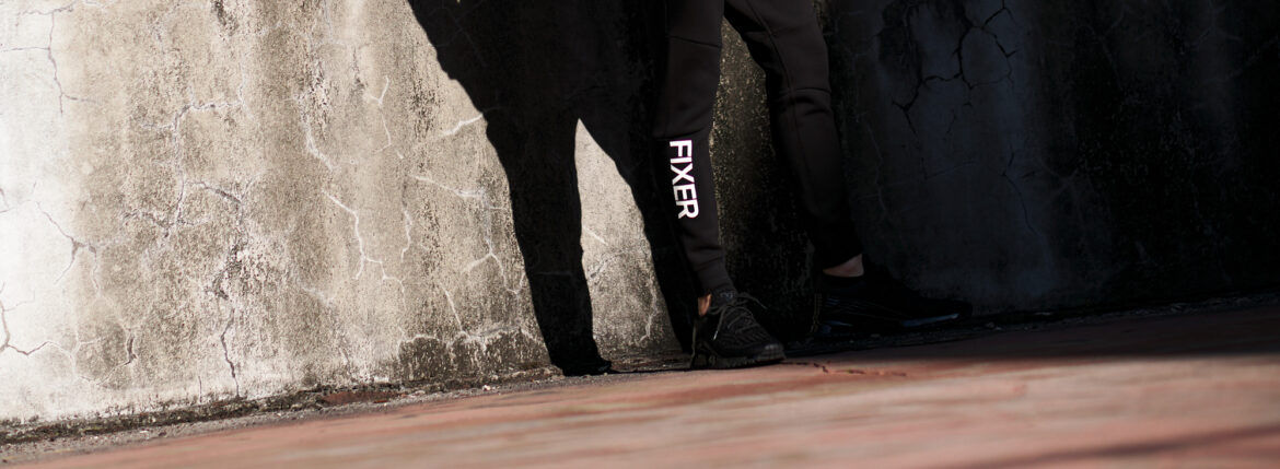 FIXER FPT-01｜Decision Moves in Silence — 黒は、もう動き始めている — 愛知 名古屋 Alto e Diritto altoediritto アルトエデリット JAPAN 日本 ジョガーパンツ