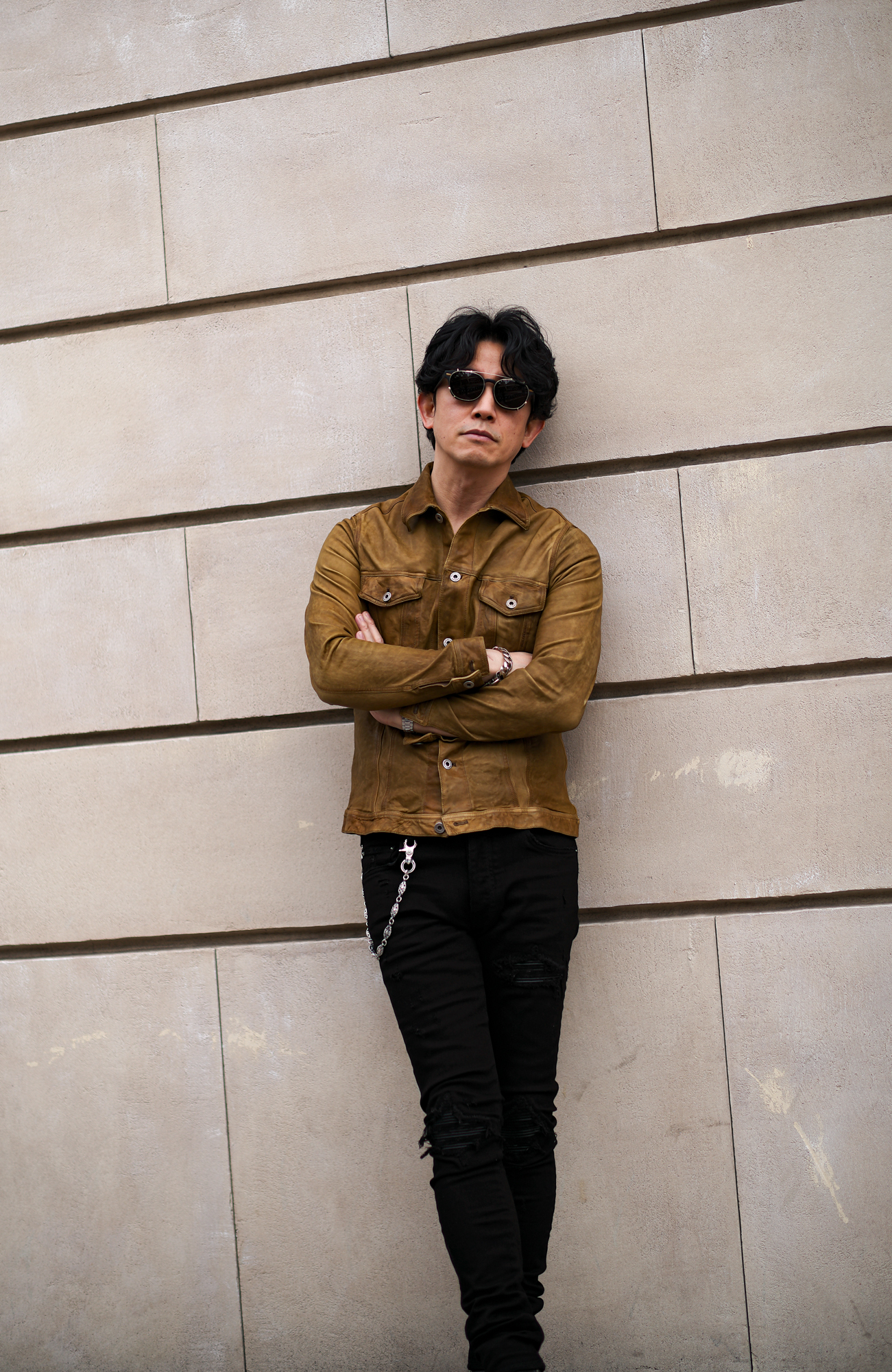 茶は、優しさではない。深さで選ばれる。 — Brown Is Not Softness. It Is Chosen for Its Depth. — JAPAN 日本 愛知 名古屋 Alto e Diritto altoediritto アルトエデリット  バックラッシュ) JAPAN CALF 3RD.TYPE JACKET レザー サード ジャケット BROWN (ブラウン)