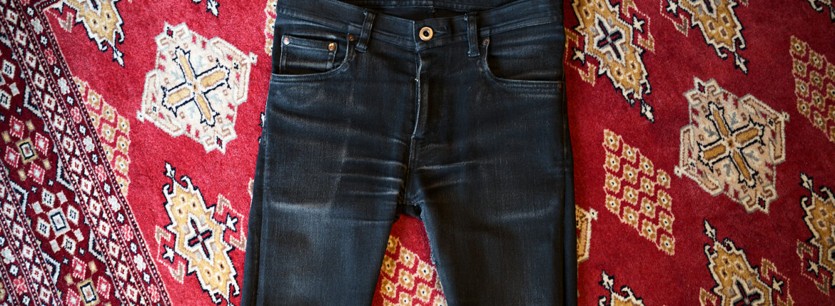 黒は、削がれて完成する。 — Black Is Completed by Subtraction — JAPAN 日本 愛知 名古屋 Alto e Diritto altoediritto アルトエデリット ISAMUKATAYAMABACKLASH denim デニム ブラックデニム