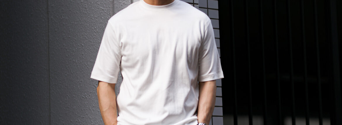 — 乱さない美しさ。 / RIVORA Suvin Cotton Smooth T-Shirts — JAPAN 日本 愛知 名古屋 Alto e Diritto altoediritto アルトエデリット Tシャツ ホワイト ブラック