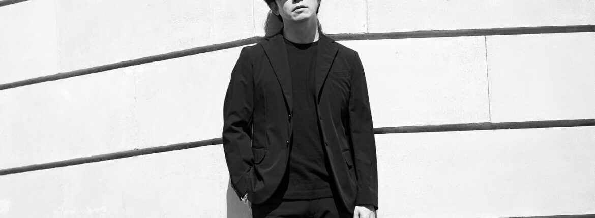 — 黒は、ここまで軽くなれる。 — Volturno Easy Suit / BLACK — Reconstructed for Movement — JAPAN 日本 愛知 名古屋 Alto e Diritto altoediritto アルトエデリット