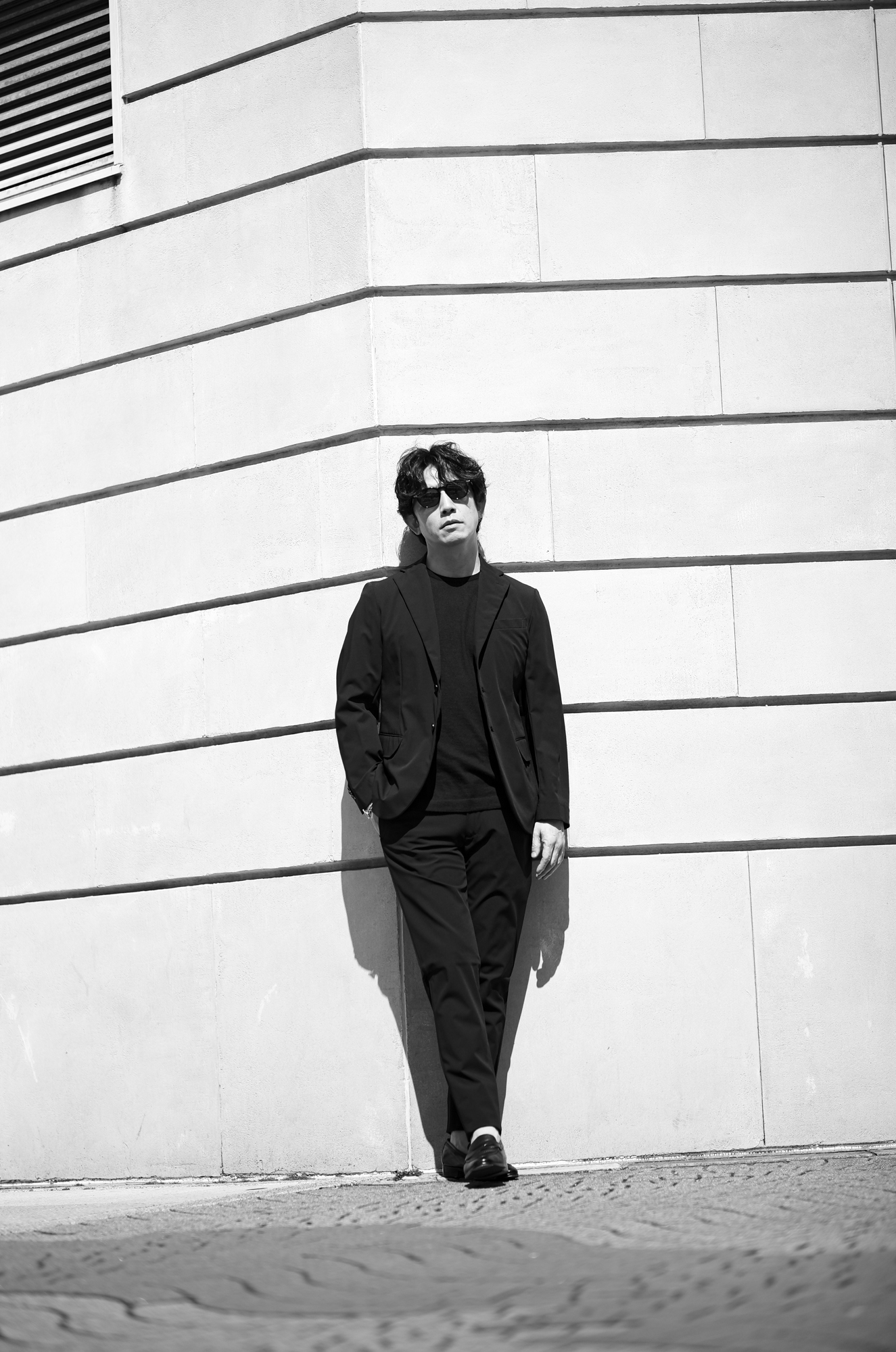 — 黒は、ここまで軽くなれる。 — Volturno Easy Suit / BLACK — Reconstructed for Movement — JAPAN 日本 愛知 名古屋 Alto e Diritto altoediritto アルトエデリット