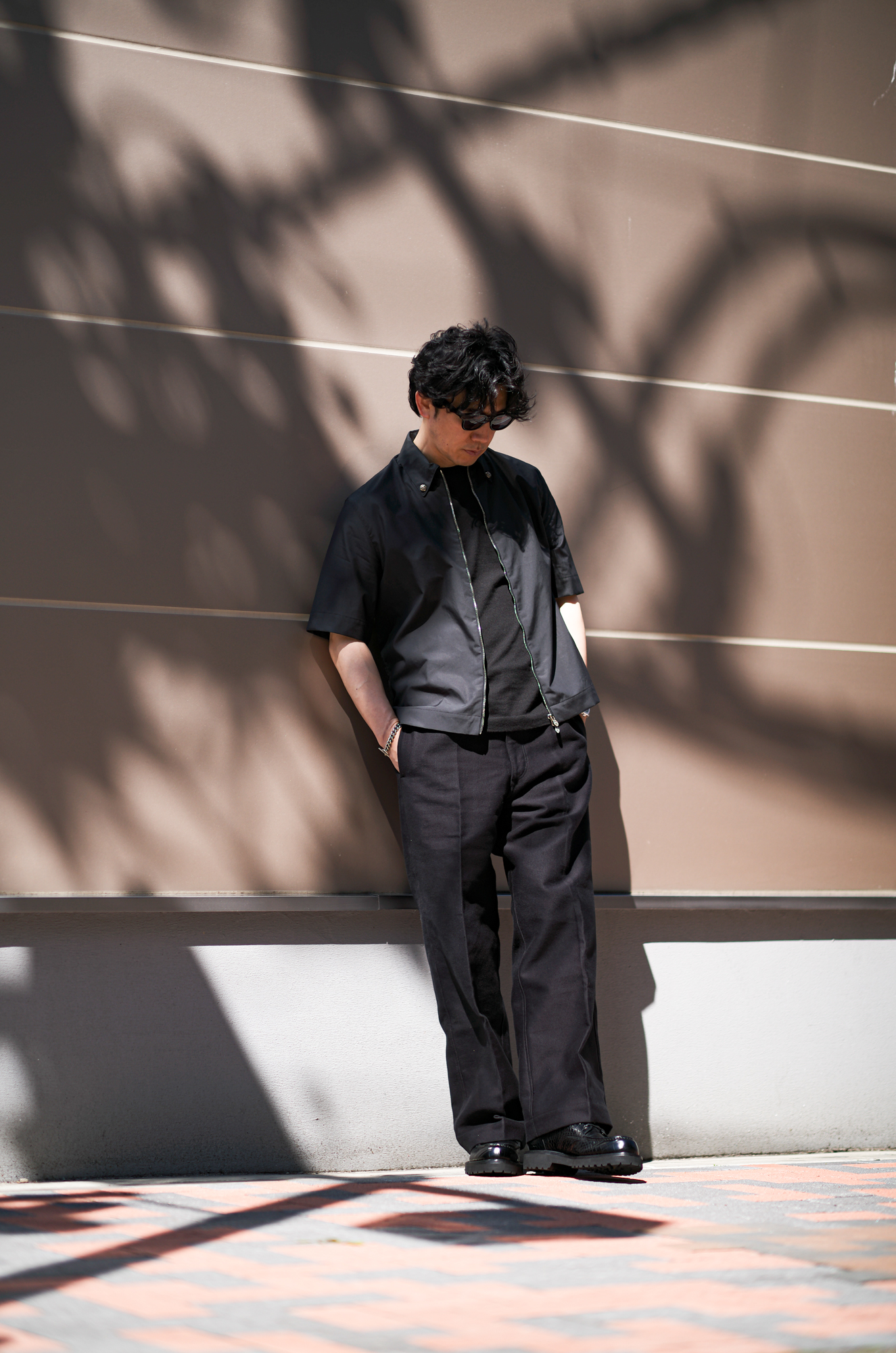 Balvenie Wilhelm (バルヴェニー ヴィルヘルム) No.12 FRONT ZIP SHIRTS 925 SILVER (フロントジップシャツ 925シルバー) シャツ BLACK (ブラック) 愛知 名古屋 Alto e Diritto altoediritto アルトエデリット