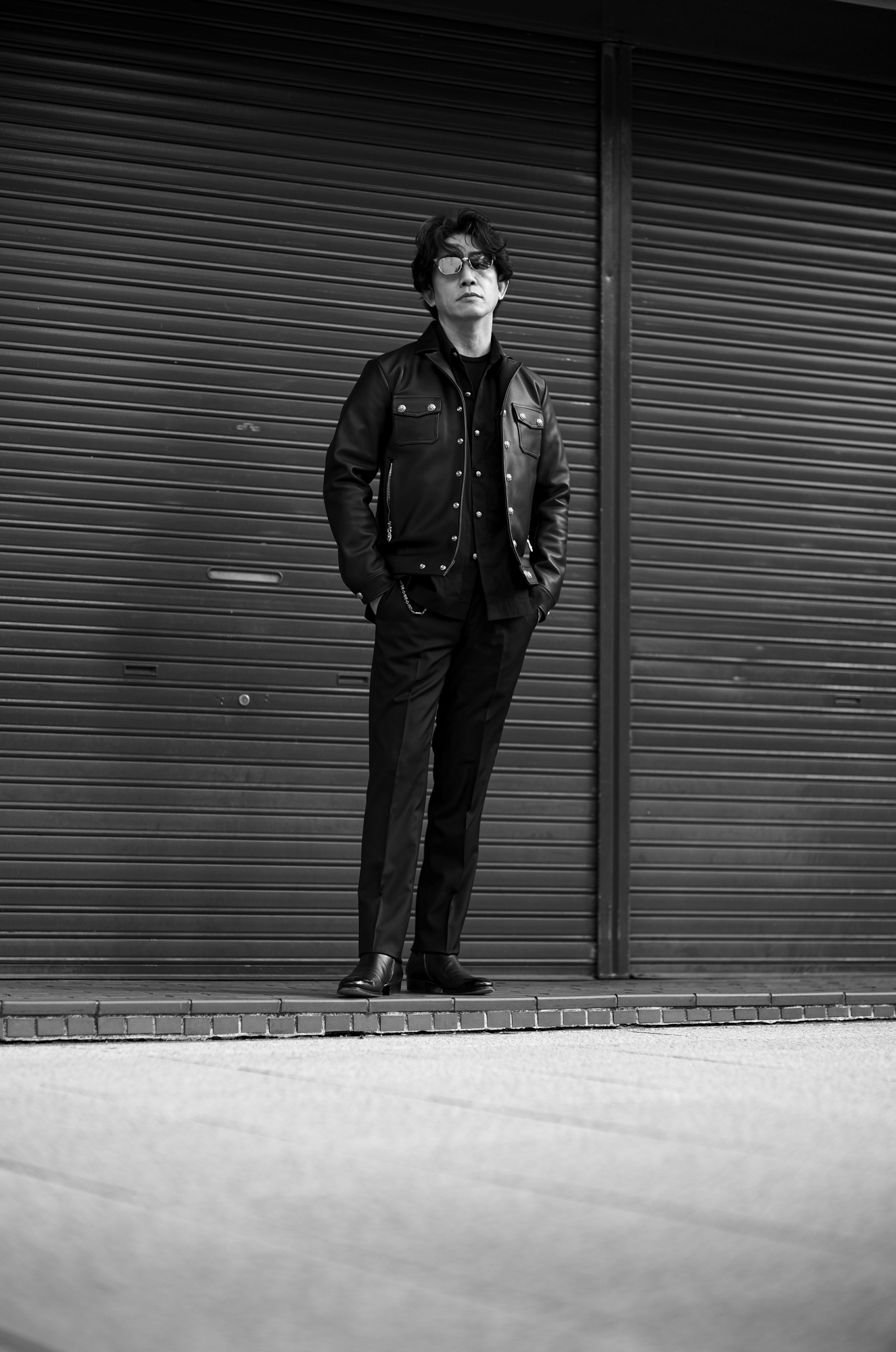Balvenie Wilhelm (バルヴェニー ヴィルヘルム) No.20 IKE JACKET 925 SILVER (ナンバートゥエンティ アイク ジャケット 925シルバー) COW LEATHER (カウレザー) レザー ジャケット BLACK (ブラック) Made In England (イギリス製) 愛知 名古屋 Alto e Diritto altoediritto アルトエデリット