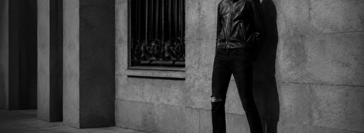 黒は、語らない。 / STILL REMAIN SINGLE RIDERS JACKET — JAPAN 日本 愛知 名古屋 Alto e Diritto altoediritto アルトエデリット スティルリメイン シングルライダース レザージャケット ライダースジャケット