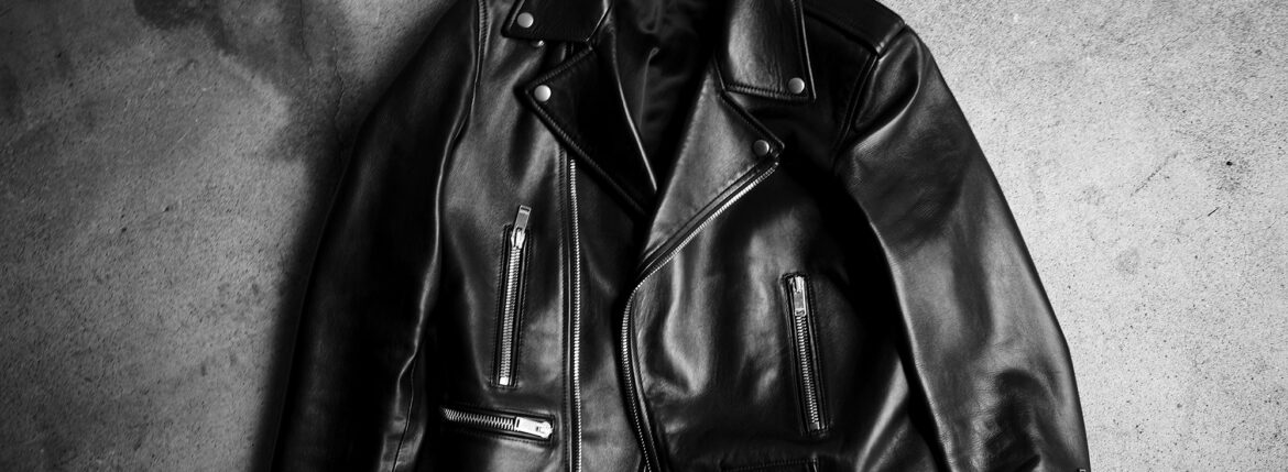 — 黒は、時代を超えて残る。 / SAINT LAURENT “L01” MOTORCYCLE JACKET — JAPAN 日本 愛知 名古屋 Alto e Diritto altoediritto アルトエデリット サンローラン ダブルライダース