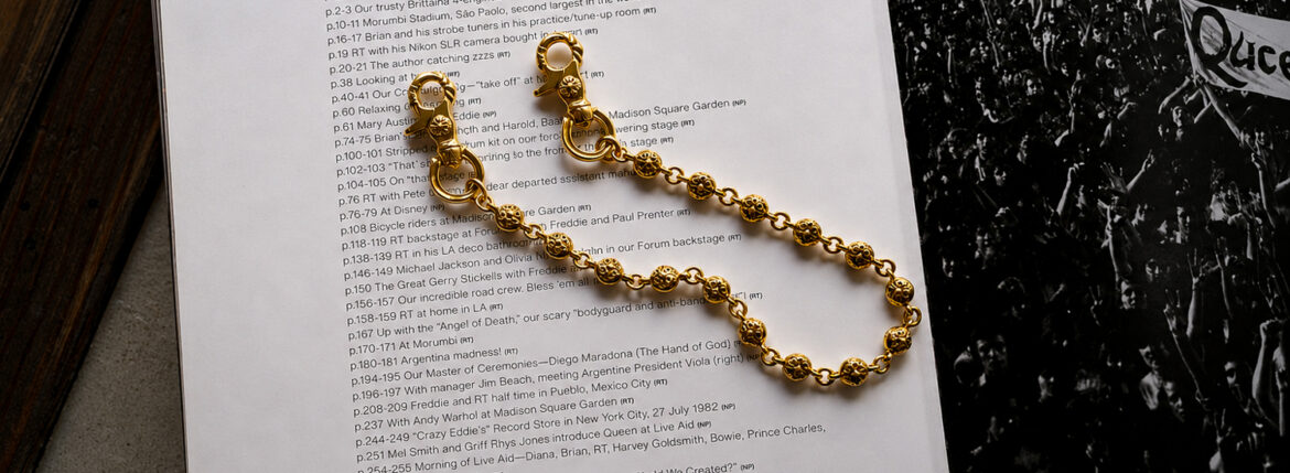 — 重さの奥に、品格は宿る。 / Balvenie Wilhelm BULLET WALLET CHAIN 2CLIP 22K GOLD — JAPAN 日本 愛知 名古屋 Alto e Diritto altoediritto アルトエデリット 22kゴールド バルヴェニーヴィルヘルム バレットウォレットチェーン