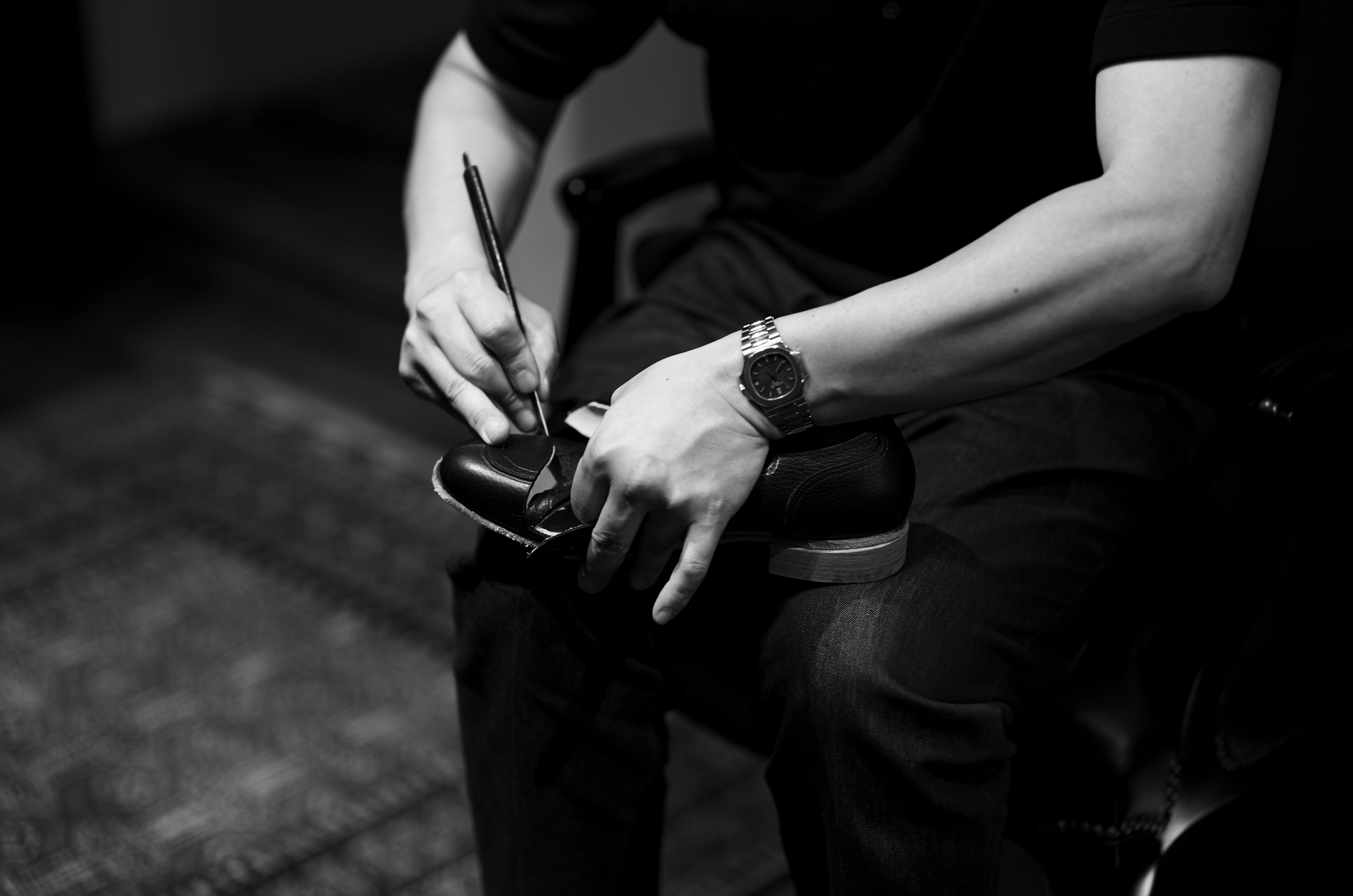 — 待つ時間まで、美しくなる。/ Yohei Fukuda “Bespoke” Split Toe Derby — JAPAN 日本 愛知　名古屋 Alto e Diritto altoediritto アルトエデリット ヨウヘイフクダ ビスポーク 靴 ドレス靴