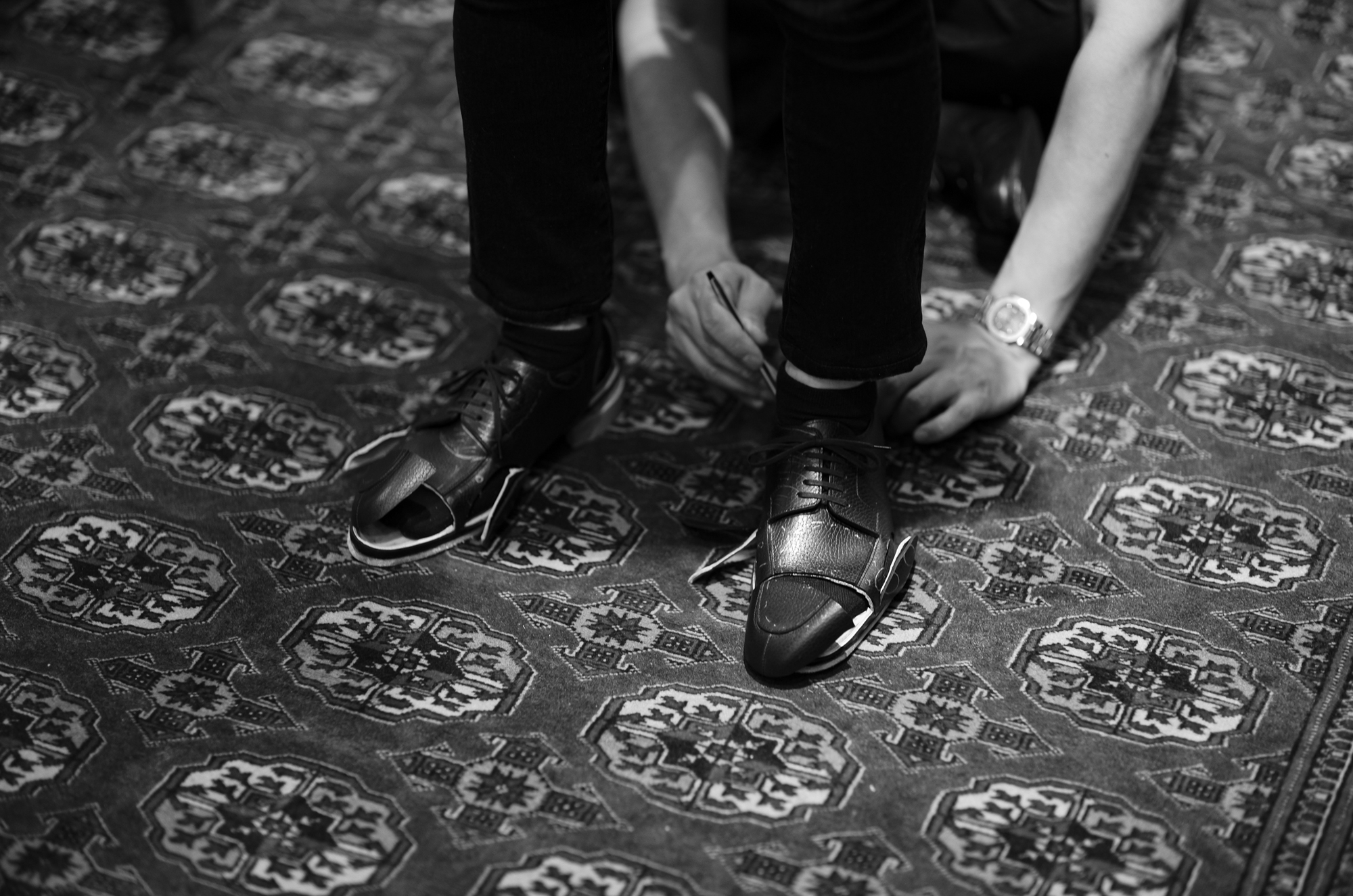 — 待つ時間まで、美しくなる。/ Yohei Fukuda “Bespoke” Split Toe Derby — JAPAN 日本 愛知　名古屋 Alto e Diritto altoediritto アルトエデリット ヨウヘイフクダ ビスポーク 靴 ドレス靴