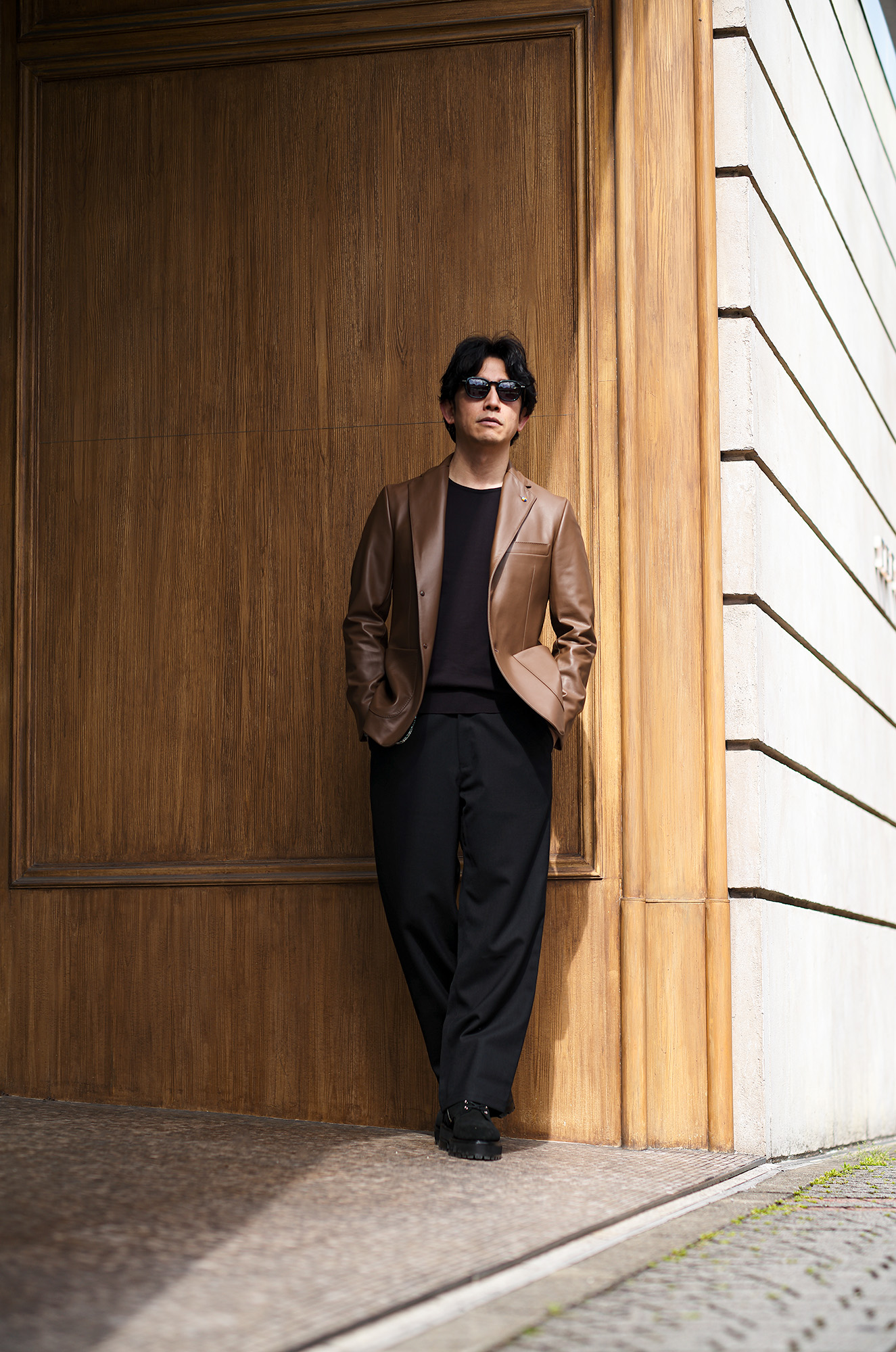 黒を知る者だけが、茶の色気に辿り着く。 / BELVEST Lightweight Leather Single Jacket BROWN — JAPAN 日本 愛知 名古屋 Alto e Diritto altoediritto アルトエデリット
