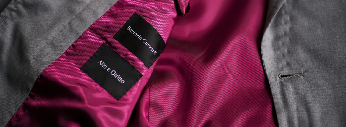 — 時間だけが、名前を残していく。/ Sartoria Curvarti “BESPOKE” — JAPAN 日本 愛知 名古屋 Alto e Diritto altoediritto アルトエデリット ビスポーク サルトリア クルヴァルティ ジャケット