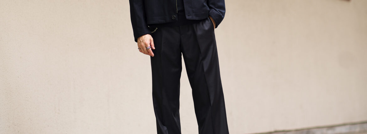 Alto e Diritto × BERWICH × Loro Piana LUCANO LONG / 10年後も手元に残る一本。 JAPAN 日本 愛知 名古屋 Alto e Diritto altoediritto アルトエデリット スラックス ウールスラックス ルカーノロング
