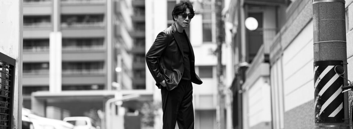 黒は、静かになるほど美しい。 / BELVEST Lightweight Leather Single Jacket BLACK — ベルベスト レザージャケット ラムナッパレザー Lamb nappa Leather JAPAN 日本 愛知 名古屋 Alto e Diritto altoediritto アルトエデリット
