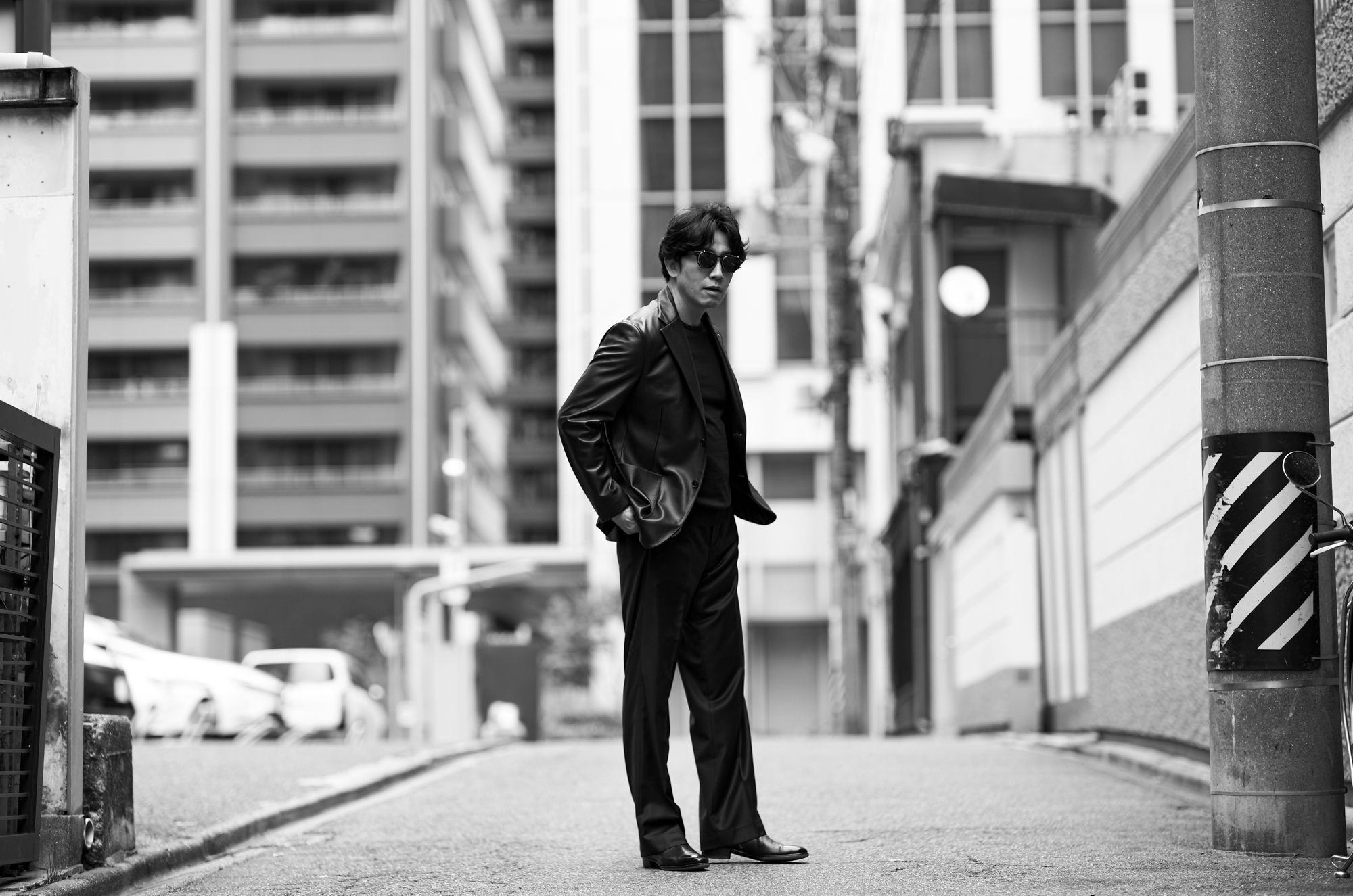 黒は、静かになるほど美しい。 / BELVEST Lightweight Leather Single Jacket BLACK — ベルベスト レザージャケット ラムナッパレザー Lamb nappa Leather JAPAN 日本 愛知 名古屋 Alto e Diritto altoediritto アルトエデリット